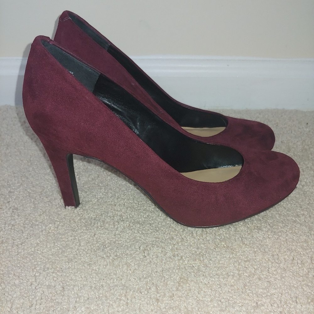 Kelly & Katie BURGUNDY ISABELLA HEELS SIZE 7